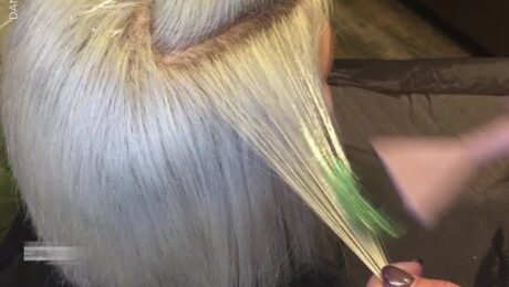 WELL IT HAPPENED…MEET “GLITTERAGE” …the combination of balayage and biodegradable glitter! The oddest trend…